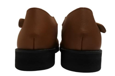 【KOBE DADA CAM-39 ブラウン】コンフォートバックルサンダル